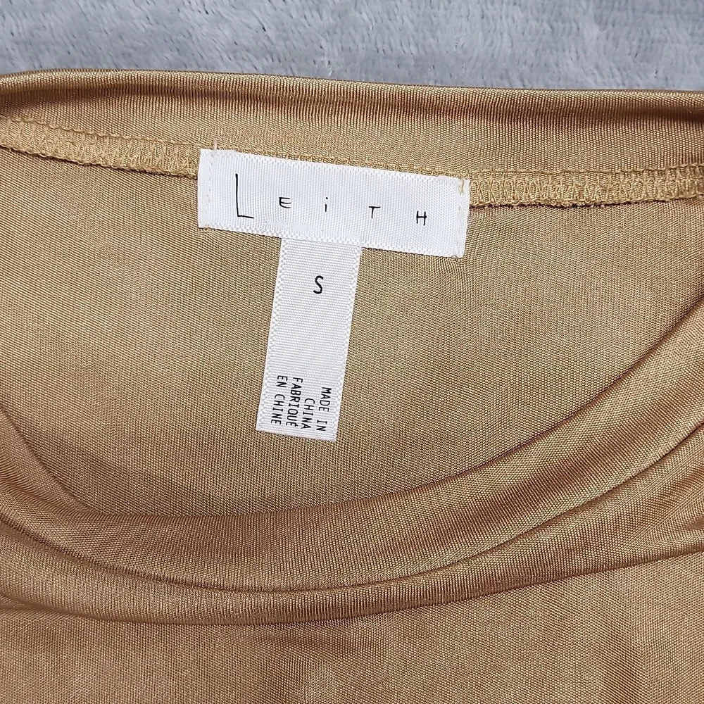 NWOT LEITH Golden Top - Picture 4 of 8